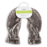 UMOI Nacken Wärmflasche 1.8 Liter mit kuschligem Rabbit Fell Bezug